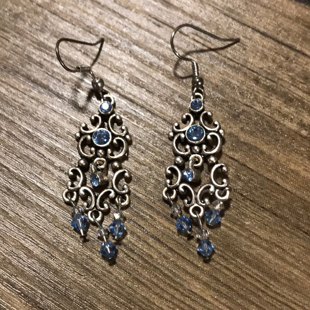 Dangling Crystal Earrings